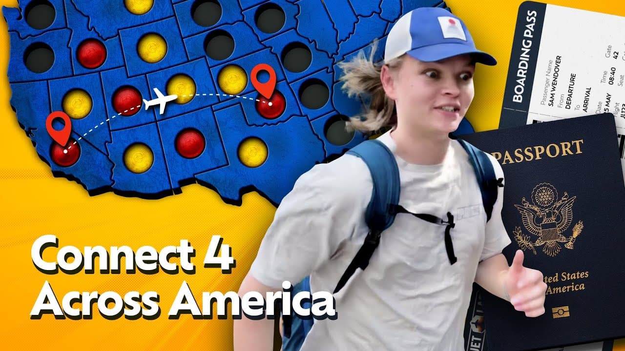 YouTube playlist thumbnail for Connect Four Across America